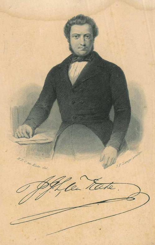 Portrait of Jan Jakob Lodewijk ten Kate, Antiek en Kunst, Kunst | Etsen en Gravures