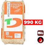 990kg | ENplus A1 pellets | vanaf €409,95 inc bez., Tuin en Terras