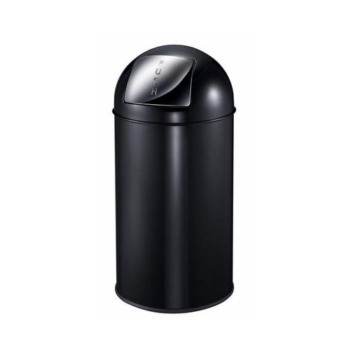 EKO Pushcan - Zwart, Huis en Inrichting, Woonaccessoires | Prullenbakken, Nieuw, Verzenden