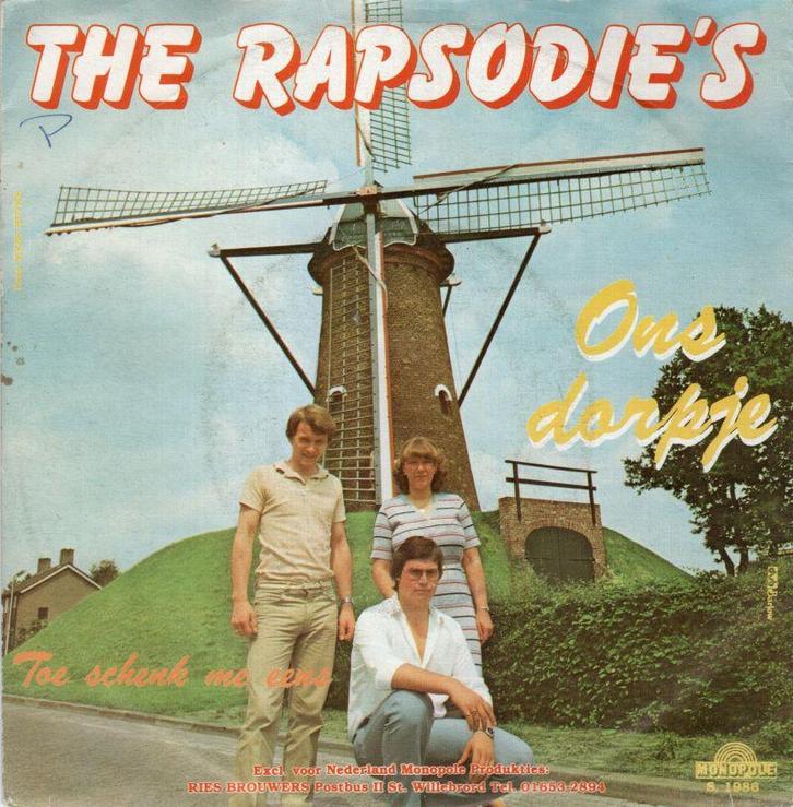 Rapsodies - Ons dorpje + Toe schenk me eens (Vinylsingl..., Cd's en Dvd's, Vinyl | Nederlandstalig