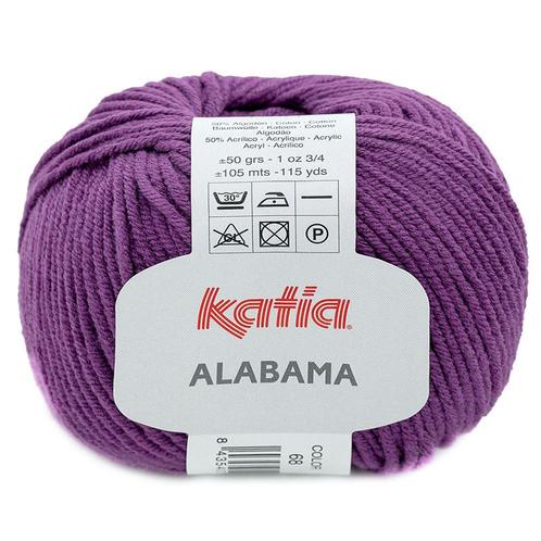 Katia Alabama - 68 violet - Katoen/Acryl Garen, Hobby en Vrije tijd, Breien en Haken, Ophalen of Verzenden