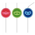 Pj Masks Papieren Rietjes 4st, Hobby en Vrije tijd, Verzenden, Nieuw
