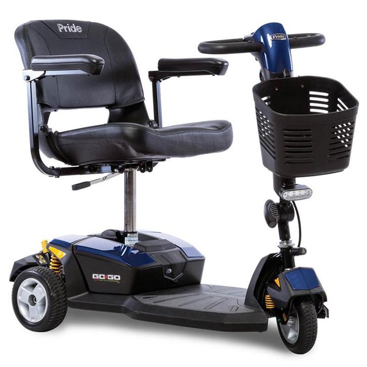 Opvouwbare scootmobiel - Pride GoGo LX met CTS vering - 3-.., Diversen, Brommobielen en Scootmobielen, Nieuw, Pride, Ophalen of Verzenden