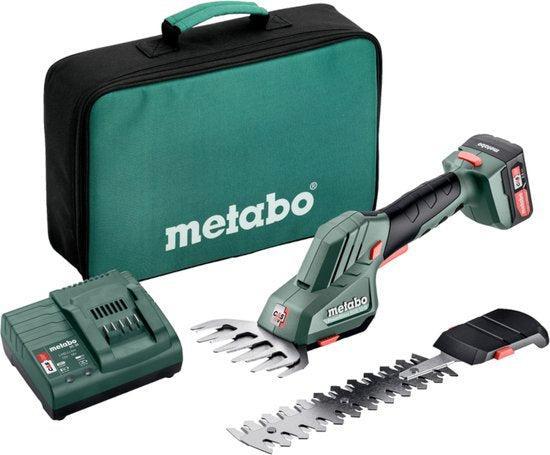 2dekans | Metabo PowerMaxx SGS 12 Q accugras- en buxusschaar, Tuin en Terras, Hand-tuingereedschap, Zo goed als nieuw, Ophalen of Verzenden