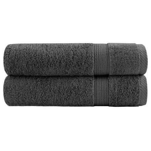 vidaXL Badhanddoeken SOLUND 2 st 600 g/m² 70x140 cm, Huis en Inrichting, Badkamer | Badtextiel en Accessoires, Nieuw, Verzenden