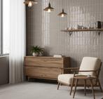 Wandtegel Ragno Gamma Grijs Meteor Glans 5x20 (Muurtegels), Nieuw, 20 tot 40 cm, 10 m² of meer, Wandtegels