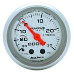 Autometer Ultra-Lite 52mm 30 PSI Mechanical Boost Gauge -, Ophalen of Verzenden, Nieuw