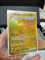 Pokémon - 1 Card - Pikachu GX Teracristal - Full Art Gold, Hobby en Vrije tijd, Verzamelkaartspellen | Pokémon, Nieuw