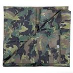 Afdek zeil camouflage 2,8m x 4m, Verzenden