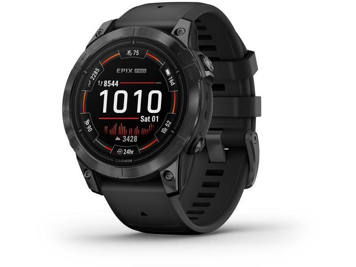 Garmin epix Pro (Gen 2) - Smartwatch - 47mm AMOLED - Grijs, Sieraden, Tassen en Uiterlijk, Smartwatches, Zo goed als nieuw, Verzenden
