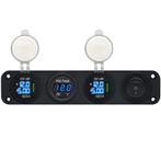 ProRide 12V USB Autolader 2 Poort - Voltmeter en Schakelaar, Verzenden, Nieuw
