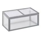 Mini Tuinkas Hout & Polycarbonaat – 90 × 46 × 40 cm, Verzenden, Nieuw