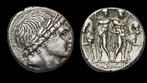 Romeinse Republiek. L. Memmius, 109-108 v.Chr.. Denarius, Postzegels en Munten, Munten | Europa | Niet-Euromunten