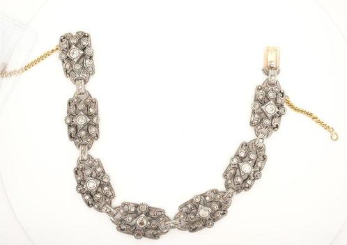 Armband - 19.2 kt. Geel goud Diamant (Natuurlijk), Sieraden, Tassen en Uiterlijk, Armbanden