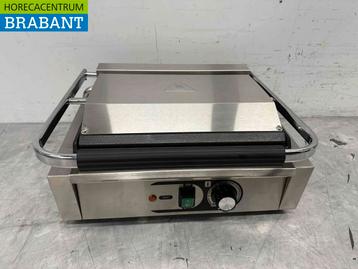 RVS Contactgrill Paninigrill Grill Glad/glad 230V Horeca beschikbaar voor biedingen