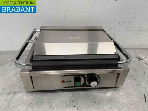 RVS Contactgrill Paninigrill Grill Glad/glad 230V Horeca, Zakelijke goederen, Horeca | Keukenapparatuur, Nieuw in verpakking, Ophalen of Verzenden
