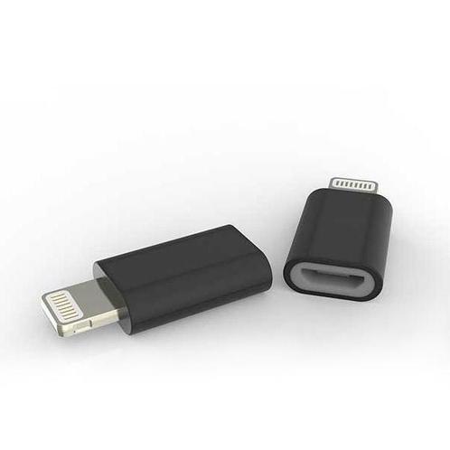 Micro USB naar Lightning adapter - Universeel, Telecommunicatie, Mobiele telefoons | Toebehoren en Onderdelen, Telefoonhanger of Accessoire