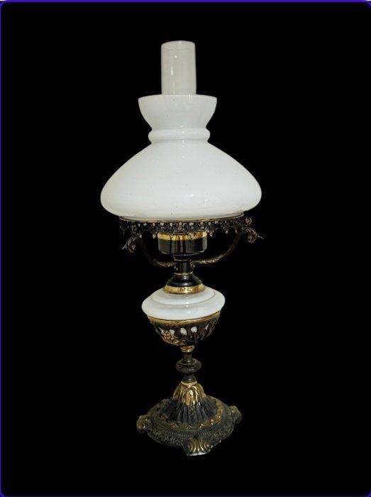 Tafellamp - Opaline glas, Antiek en Kunst, Curiosa en Brocante