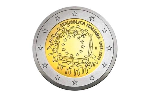 2 euro 30 jaar Europese vlag 2015 - Italië, Postzegels en Munten, Munten | Europa | Euromunten, Verzenden