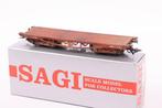 SAGI H0 - 7012/G - Modeltrein goederenwagon (1) - Messing, Hobby en Vrije tijd, Modeltreinen | H0, Nieuw