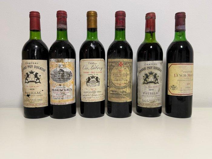 1971 Ch. Gazin, 1977 & 1979 Ch. Grand-Puy Ducasse, 1975 Ch., Verzamelen, Wijnen
