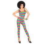 Disco 70S Jumpsuit Dames Groovy, Kleding | Dames, Carnavalskleding en Feestkleding, Verzenden, Nieuw