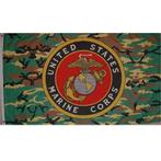 Us Marine Corps camouflage vlag, Nieuw, Verzenden
