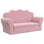 Slaapbank Kind Roze Pluche - OP=OP! - Geweldige Aanbieding, Overige kleuren, 70 cm of minder, Nieuw, Tweepersoons
