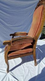 Fauteuil - Eik - Voltaire zetel (relax), Antiek en Kunst
