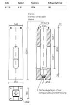 betonsokkel rosa B-50 M14-180x180mm voor lantaarnpaal en cam, Verzenden