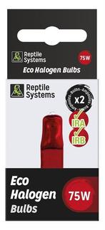 Reptile Systems Eco Halogen Infrared 2 x 75 Watt, Dieren en Toebehoren, Ophalen of Verzenden, Nieuw