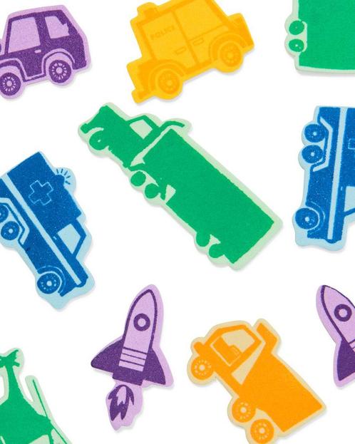 HEMA Foam stickers voertuigen, Hobby en Vrije tijd, Stickers en Plaatjes, Nieuw, Verzenden
