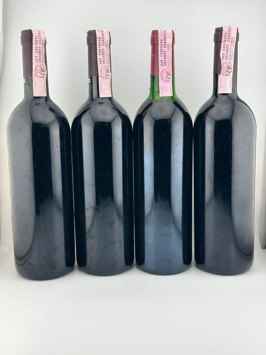 1994 Fontodi - Chianti Classico Riserva - 4 Flessen (0.75, Verzamelen, Wijnen