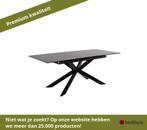 MCA Bonanza uittrektafel keramiek/gemarmerd 160x90(200) cm, Ophalen of Verzenden, Nieuw