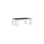 Salontafel T13-L Alphen Oranje Teakhout - salontafel, Huis en Inrichting, Tafels | Salontafels, Nieuw, Overige materialen