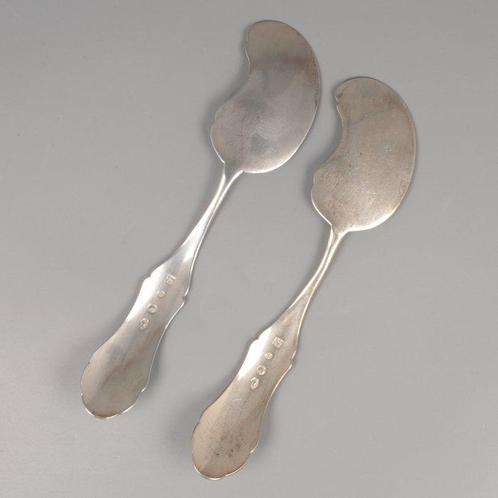 Willem Kooiman NO RESERVE Botermessen - Tafelmes (2) - .833, Antiek en Kunst, Antiek | Goud en Zilver