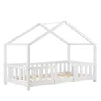 Kinderbed Treviolo met uitvalbeveiliging 70x140 cm wit mat, Kinderen en Baby's, Kinderkamer | Bedden, Verzenden, Nieuw