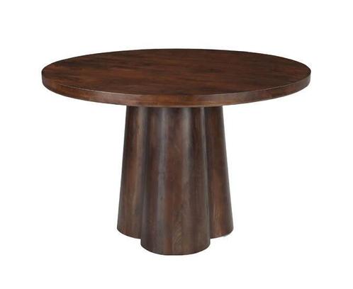 Ronde Eettafel Clubs Brix – Donkerbruin Mangohout | 130 cm, Huis en Inrichting, Tafels | Eettafels, Ophalen