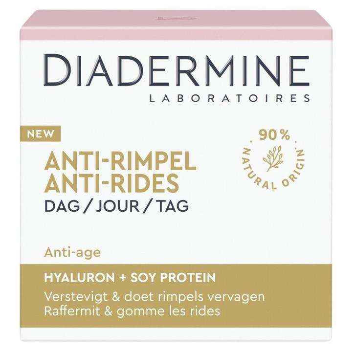 Diadermine Anti-Rimpel Dagcrème, Sieraden, Tassen en Uiterlijk, Uiterlijk | Lichaamsverzorging, Nieuw, Verzenden