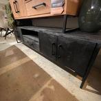 Tv-meubel Piastra Deep Black 4D-1L-1 Open vak - Pronto Wonen, Huis en Inrichting, Kasten | Televisiemeubels, Ophalen of Verzenden