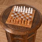 Schaakspel - chess set (10×10 inch) - Geel aventurijn &