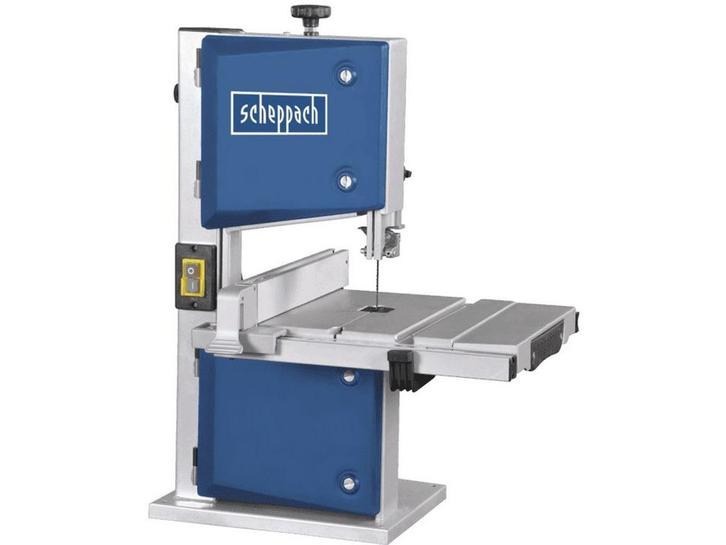 Scheppach HBS30 - Lintzaag - 350W inductiemotor - Blauw, Doe-het-zelf en Verbouw, Gereedschap | Zaagmachines, Zo goed als nieuw