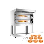 GGM Gastro | Elektrische pizzaoven - 9+9x 33cm - Handmatig -, Witgoed en Apparatuur, Afzuigkappen, Onderbouw afzuigkap, Verzenden