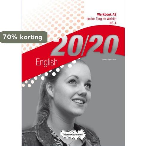 20/20 English Sector zorg en welzijn N3-4 Werkboek, Boeken, Schoolboeken, Zo goed als nieuw, Verzenden