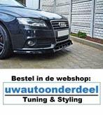 Maxton Design Audi A4 Spoiler Splitter Lip Skirt Diffuser S4, Nieuw, Verzenden, Audi