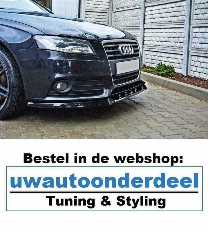 Maxton Design Audi A4 Spoiler Splitter Lip Skirt Diffuser S4, Auto-onderdelen, Overige Auto-onderdelen, Nieuw, Audi, Verzenden