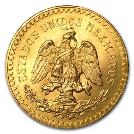 Gouden Mexicaanse 50 Pesos (Centenario) (2.5% boven spot), Postzegels en Munten, Munten | Amerika, Losse munt, Goud, Verzenden