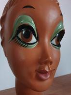 Mannequin -  Vintage mannequin hoedenhoofd Twiggy - Plastic