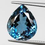 Blauw Topaas - 13.55 ct - Instituto Gemólogico Español (IGE), Sieraden, Tassen en Uiterlijk, Edelstenen, Nieuw