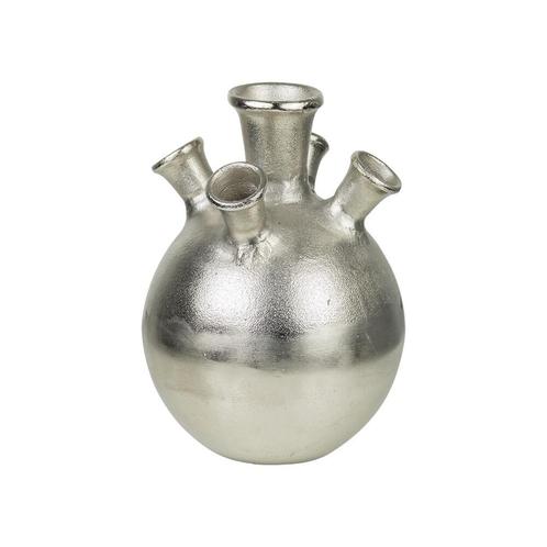 Tulpen vaas zilver 22cm*, Huis en Inrichting, Woonaccessoires | Overige, Verzenden